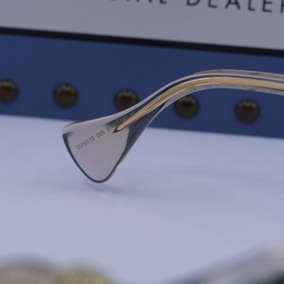 Gucci GG1011S 006 Cat Eye Sunglasses - Transparent Pink main image 10